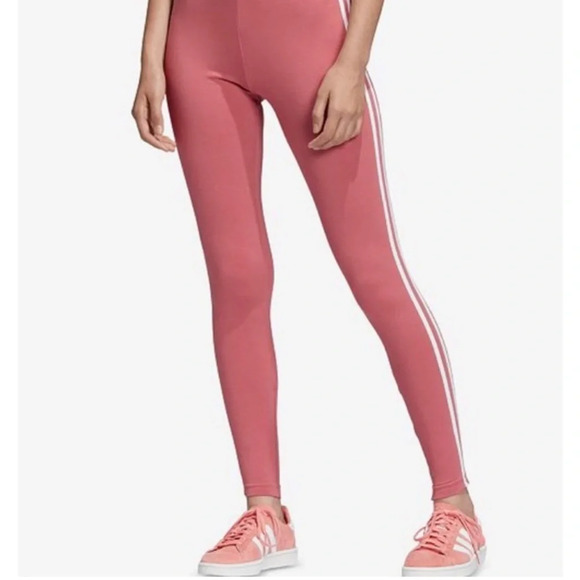 XS Adidas Three Stripes Leggings Tights - Picture 7 of 7